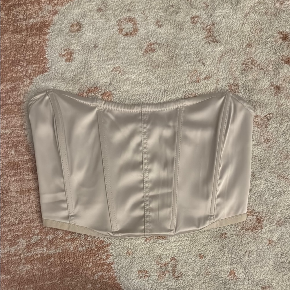Garage Satin Bustier / Corset Top